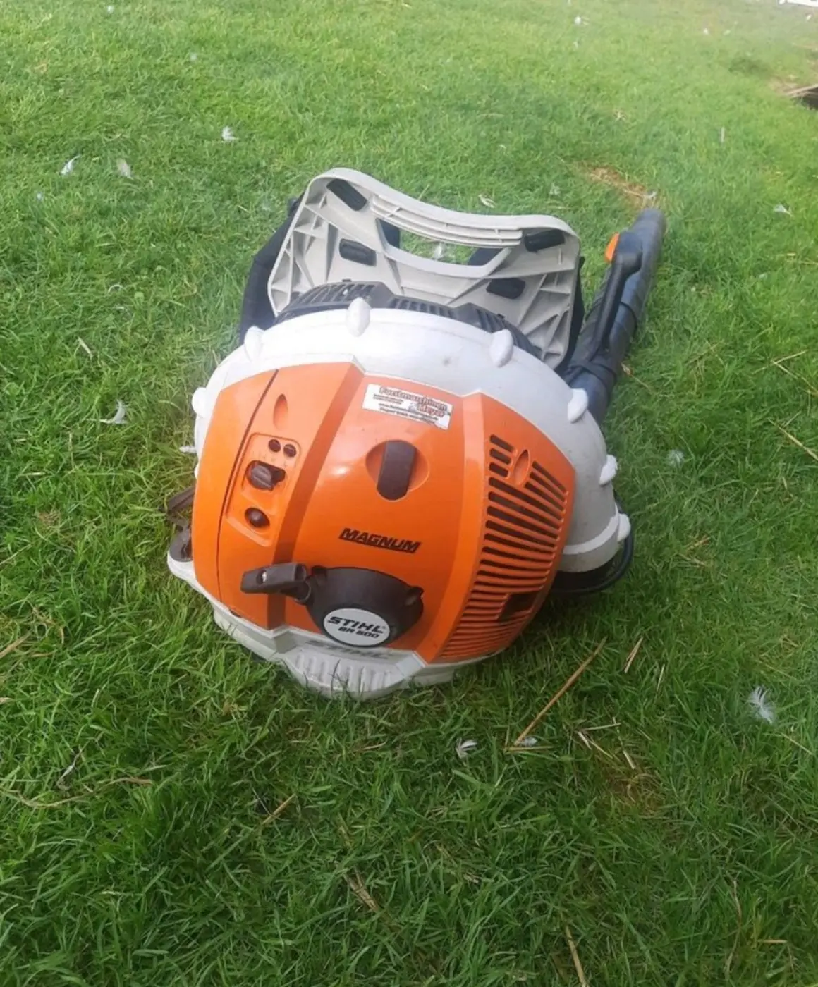 Rückentragbarer STIHL BR 600 Magnum Laubbläser